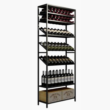 BLACK PURE - Metal wine racks