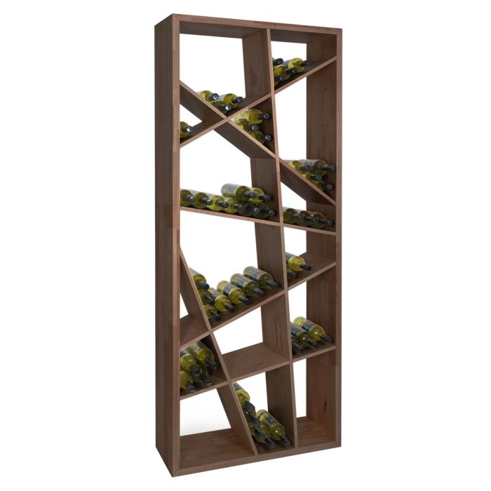 ODIN wine rack, stained oak